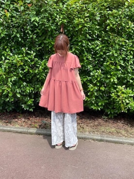 「RETRO GIRL（レトロガール）のアイテム（パンツ）」を使った、RETROGIRLさん（レディース・157cm）の夏コーディネート