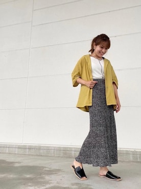 「RETRO GIRL（レトロガール）のアイテム（トップス）」を使った、RETROGIRLさん（レディース・154cm）の夏コーディネート