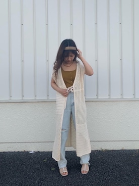 「RETRO GIRL（レトロガール）のアイテム（パンツ）」を使った、RETROGIRLさん（レディース・157cm）の夏コーディネート