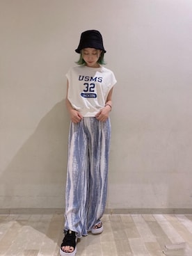 RETROGIRLさん（レディース・157cm）の夏コーディネート