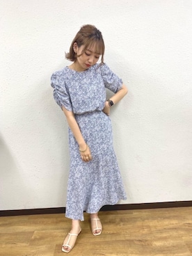 「トレンドファッション」｜「アイテム（ワンピース/ドレス）」を使った、RETROGIRLさん（レディース・157cm）の夏コーディネート