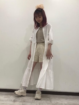 「トレンドファッション」｜「アイテム（ワンピース/ドレス）」を使った、RETROGIRLさん（レディース・160cm）の夏コーディネート