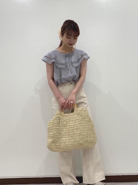 「RETRO GIRL（レトロガール）のアイテム（パンツ）」を使った、RETROGIRLさん（レディース・160cm）の夏コーディネート