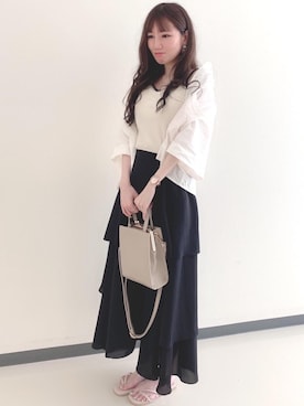 「トレンドファッション」｜「アイテム（サンダル）」を使った、RETROGIRLさん（レディース・164cm）の夏コーディネート