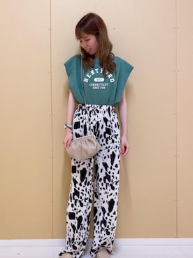 「トレンドファッション」｜「アイテム（サンダル）」を使った、RETROGIRLさん（レディース・159cm）の夏コーディネート