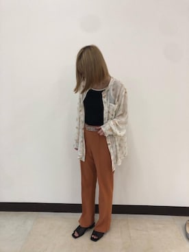 「RETRO GIRL（レトロガール）のアイテム（パンツ）」を使った、RETROGIRLさん（レディース・160cm）の夏コーディネート