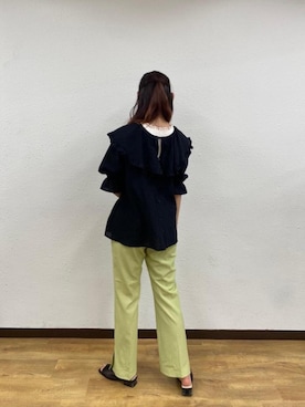 「トレンドファッション」｜「アイテム（サンダル）」を使った、RETROGIRLさん（レディース・163cm）の夏コーディネート