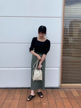 「トレンドファッション」｜「アイテム（サンダル）」を使った、RETROGIRLさん（レディース・159cm）の夏コーディネート