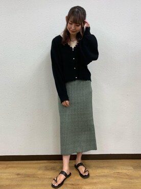 「トレンドファッション」｜「アイテム（サンダル）」を使った、RETROGIRLさん（レディース・163cm）の夏コーディネート