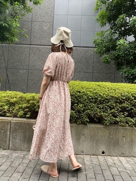 「トレンドファッション」｜「アイテム（ワンピース/ドレス）」を使った、RETROGIRLさん（レディース・157cm）の夏コーディネート