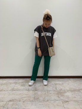 「RETRO GIRL（レトロガール）のアイテム（パンツ）」を使った、RETROGIRLさん（レディース・160cm）の夏コーディネート