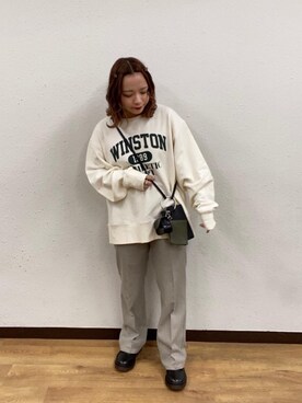 「トレンドファッション」｜「アイテム（スウェット）」を使った、RETROGIRLさん（レディース・150cm）の秋コーディネート