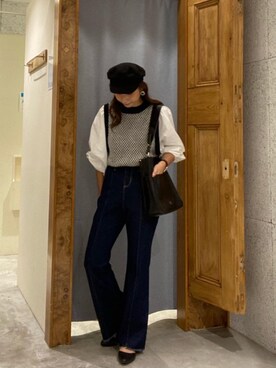「レトロガール」｜RETROGIRLさん（レディース・161cm）の秋コーディネート