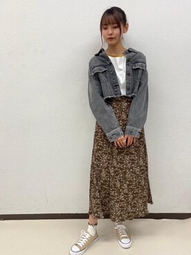 「RETRO GIRL（レトロガール）のアイテム（ジャケット/アウター）」を使った、RETROGIRLさん（レディース・163cm）の秋コーディネート
