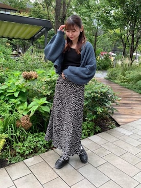 「RETRO GIRL（レトロガール）のアイテム（タンクトップ）」を使った、RETROGIRLさん（レディース・163cm）の秋コーディネート