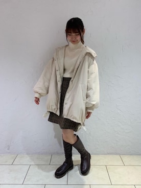「RETRO GIRL（レトロガール）のアイテム（その他アウター）」を使った、RETROGIRLさん（レディース・163cm）の秋コーディネート