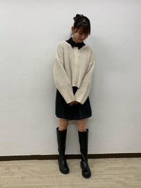 「トレンドファッション」｜「アイテム（ワンピース/ドレス）」を使った、RETROGIRLさん（レディース・163cm）の秋コーディネート