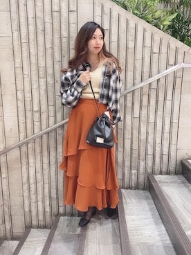 RETROGIRLさん（レディース・159cm）の秋コーディネート