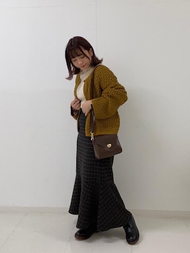 「トレンドファッション」｜「アイテム（その他シューズ）」を使った、RETROGIRLさん（レディース・150cm）の秋コーディネート