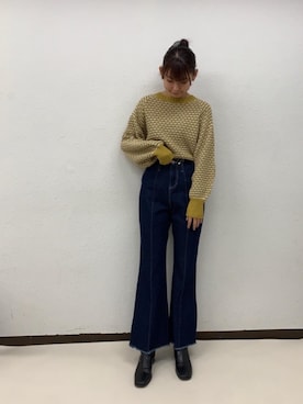 「RETRO GIRL（レトロガール）のアイテム（パンツ）」を使った、RETROGIRLさん（レディース・163cm）の秋コーディネート