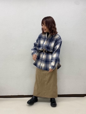 「RETRO GIRL（レトロガール）のアイテム（ニット/セーター）」を使った、RETROGIRLさん（レディース・150cm）の秋コーディネート