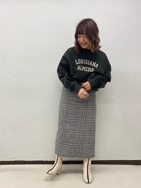 「トレンドファッション」｜「アイテム（スウェット）」を使った、RETROGIRLさん（レディース・150cm）の秋コーディネート