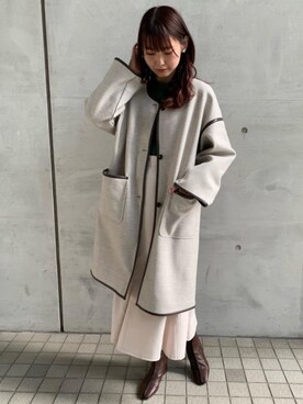 「RETRO GIRL（レトロガール）のアイテム（その他アウター）」を使った、RETROGIRLさん（レディース・163cm）の秋コーディネート