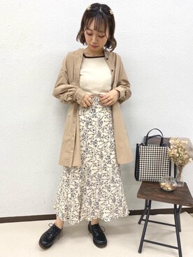 「トレンドファッション」｜「アイテム（その他シューズ）」を使った、RETROGIRLさん（レディース・157cm）の秋コーディネート