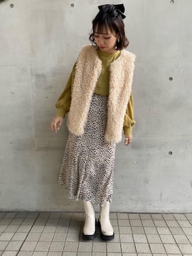 「RETRO GIRL（レトロガール）のアイテム」を使った、RETROGIRLさん（レディース・157cm）の秋コーディネート