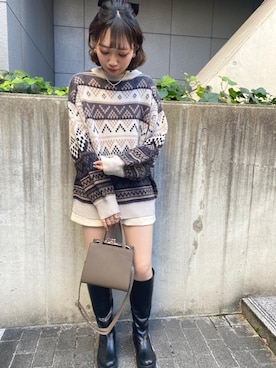 RETROGIRLさん（レディース・157cm）の冬コーディネート