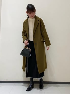 「RETRO GIRL（レトロガール）のアイテム（ジャケット/アウター）」を使った、RETROGIRLさん（レディース・163cm）の冬コーディネート