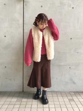 RETROGIRLさん（レディース・157cm）の冬コーディネート