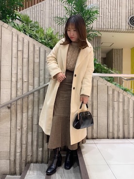 「RETRO GIRL（レトロガール）のアイテム（ジャケット/アウター）」を使った、RETROGIRLさん（レディース・156cm）の冬コーディネート