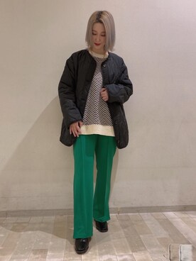 「RETRO GIRL（レトロガール）のアイテム（ジャケット/アウター）」を使った、RETROGIRLさん（レディース・157cm）の冬コーディネート