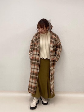 「RETRO GIRL（レトロガール）のアイテム（ジャケット/アウター）」を使った、RETROGIRLさん（レディース・150cm）の冬コーディネート