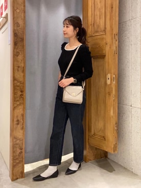 「RETRO GIRL（レトロガール）のアイテム（バッグ）」を使った、RETROGIRLさん（レディース・161cm）の冬コーディネート