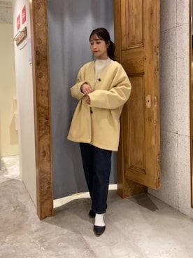 「RETRO GIRL（レトロガール）のアイテム（ジャケット/アウター）」を使った、RETROGIRLさん（レディース・161cm）の冬コーディネート