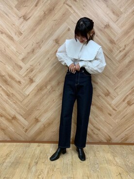 「トレンドファッション」｜「アイテム（ブーツ）」を使った、RETROGIRLさん（レディース・165cm）の冬コーディネート