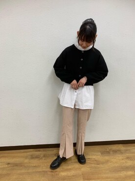 「トレンドファッション」｜「アイテム（その他シューズ）」を使った、RETROGIRLさん（レディース・165cm）の冬コーディネート