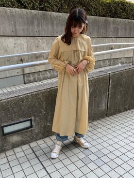 「トレンドファッション」｜「アイテム（ワンピース/ドレス）」を使った、RETROGIRLさん（レディース・165cm）の春コーディネート