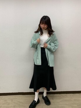 「トレンドファッション」｜「アイテム（スカート）」を使った、RETROGIRLさん（レディース・165cm）の春コーディネート