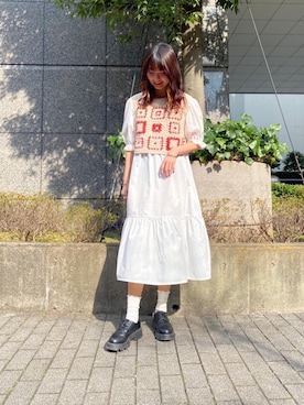 「トレンドファッション」｜「アイテム（ワンピース/ドレス）」を使った、RETROGIRLさん（レディース・165cm）の春コーディネート
