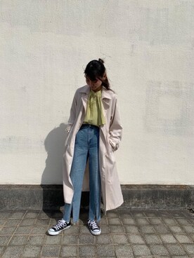 「RETRO GIRL（レトロガール）のアイテム（ジャケット/アウター）」を使った、RETROGIRLさん（レディース・165cm）の春コーディネート