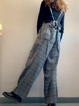 「GRL（グレイル）のアイテム（サロペット/オーバーオール）」を使った、himmelさん（レディース・150cm）の秋コーディネート