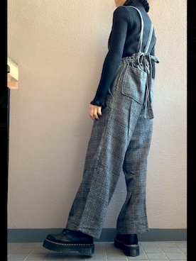 「GRL（グレイル）のアイテム（サロペット/オーバーオール）」を使った、himmelさん（レディース・150cm）の秋コーディネート