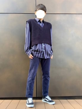 「Cuirs（キュイー）のアイテム（トップス）」を使った、daikiさん（メンズ・171cm）の秋コーディネート