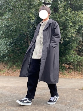 「Dickies（ディッキーズ）の【Dickies(ディッキーズ)】別注コーデュロイワイドパンツ（その他パンツ）」を使った、daikiさん（メンズ・171cm）の冬コーディネート