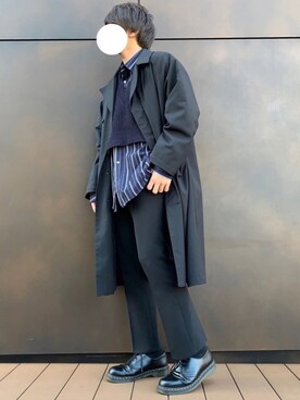 「Cuirs（キュイー）のアイテム（トップス）」を使った、daikiさん（メンズ・171cm）の冬コーディネート