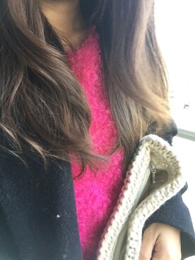 m i k a ¨̮ *さん（レディース・164cm）の冬コーディネート