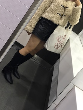 「Charles Chaton（シャルルシャトン）のアイテム（ジャケット/アウター）」を使った、naccoさん（レディース・157cm）の秋コーディネート